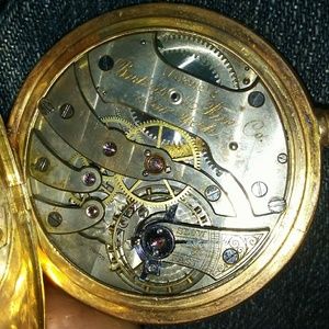 Bartens & Rice New York 14k 17 jewels pocket watch